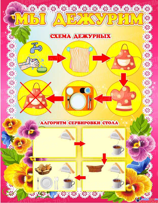 Схема 1 класс стол